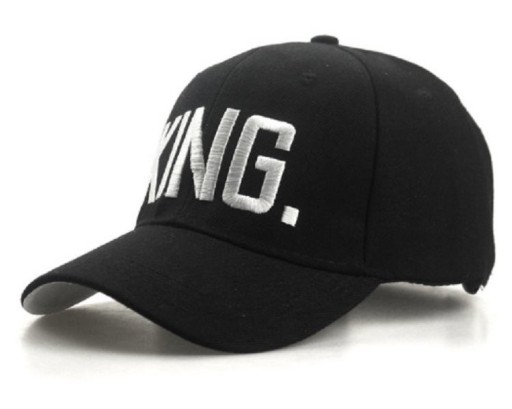 King & Queen-Cap – Schwarz