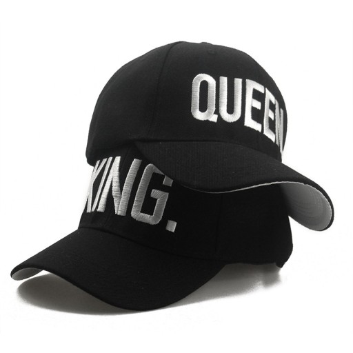 King & Queen-Cap – Schwarz