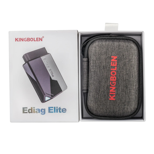 KINGBOLEN Ediag Elite Bluetooth OBD2 diagnosztikai olvasó autókhoz teljes rendszerdiagnosztika hibakódok olvasása Auto VIN ezüst-fekete