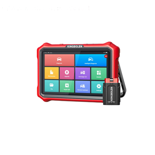 KINGBOLEN K8 PRO OBD2 Diagnosztikai Szkenner 8 Hüvelykes Kijelzővel ECU Kódolás CAN FD DOIP Android 10 Piros-Fekete 150 Autómárkához