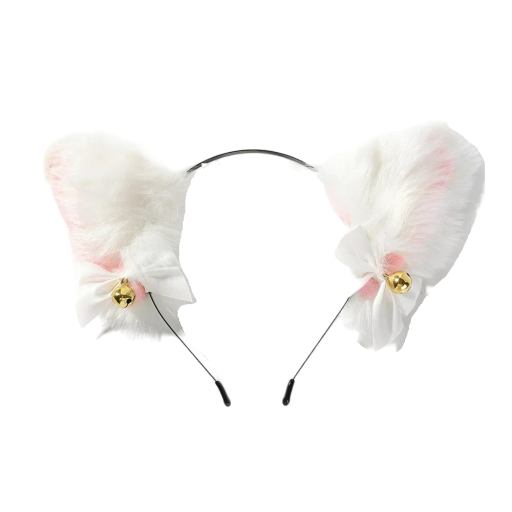 Kissankorvat pantalla Kissankorvat kelloilla Pehmoiset kissankorvat pantalla Cosplay-asuste