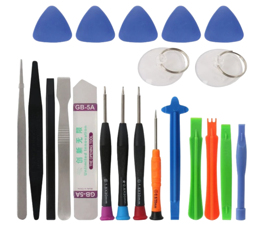 Kit d'outils pour la réparation électronique 21 pièces Outils de précision Kit professionnel pour réparer des téléphones et d'autres appareils électroniques