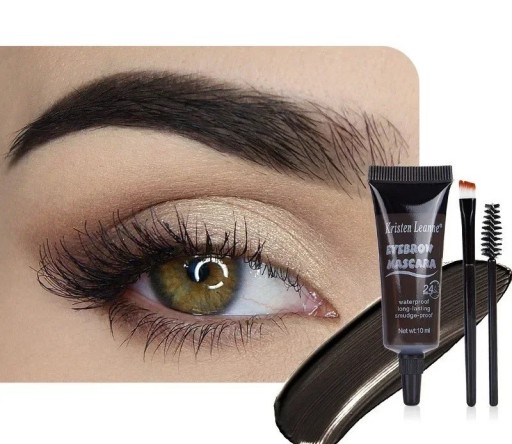 Kit de coloración de cejas en gel resistente al agua, gel iluminador para cejas, color de cejas de larga duración 24 horas