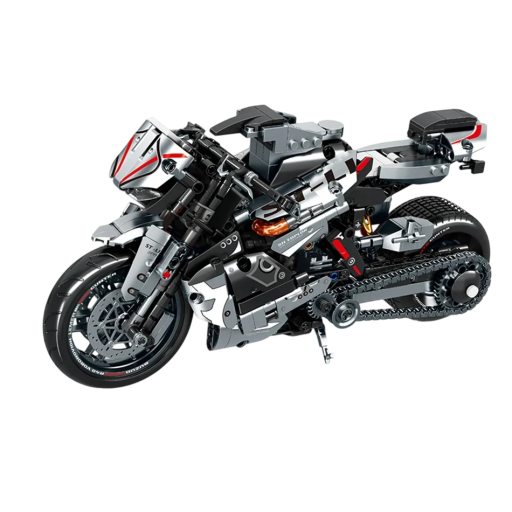Kit de construcción de moto de carreras 842 piezas 33,3 x 13,7 x 18,5 cm Modelo de moto plegable Para niños y adultos Kit de construcción técnico Edad