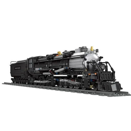 Kit de construcción de tren de vapor 1608 piezas 78 x 7 x 11 cm Modelo grande de una locomotora histórica Juguete creativo para niños y adultos