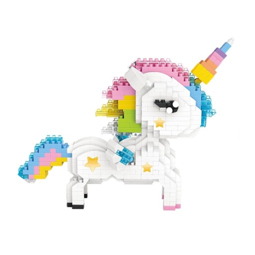 Kit de construction licorne 640 pièces