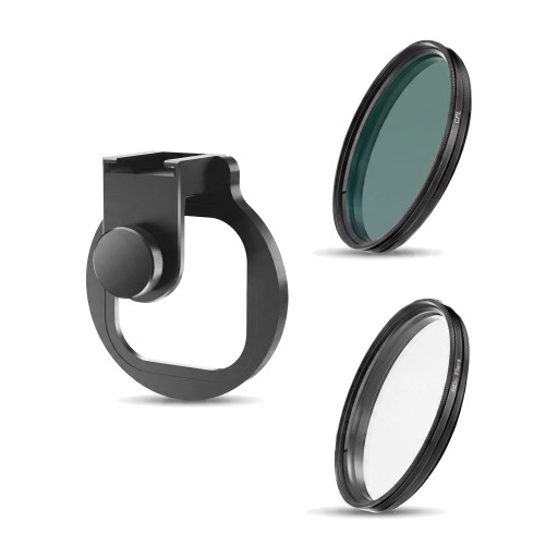 Kit de filtres pour mobile 67 mm Filtre polarisant CPL et filtre en étoile avec clip en métal Verre optique Noir Pour paysage et photographie nocturne