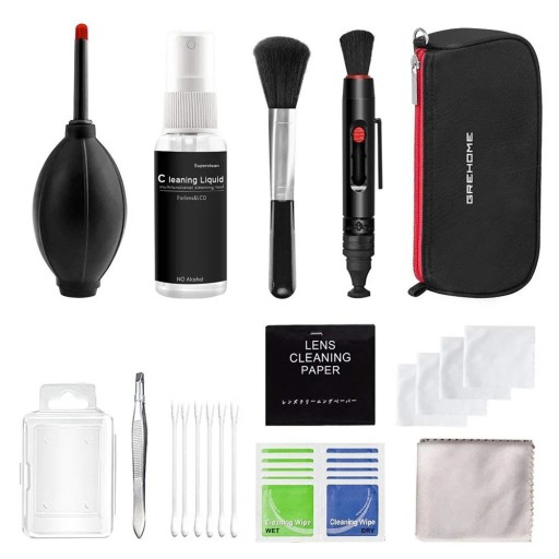 Kit de limpieza de cámaras 24 piezas para DSLR y cámaras digitales Sony Canon Nikon Fujifilm SLR DV Limpieza de lentes y sensores