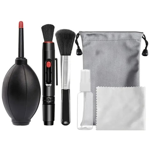 Kit de limpieza de lentes y sensores para cámaras sin espejo Canon Nikon Globo aerostático Teclado Pantalla Juego de cámara