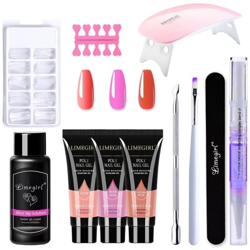 Kit de manucure avec mini lampe UV/LED