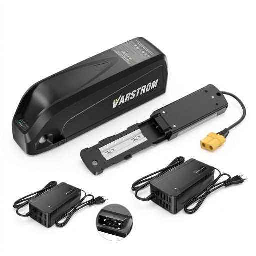 Kit de motor central TSDZ8 48 V 750 W Batería de cuadro 48 V 16 Ah 768 Wh Pantalla Bluetooth EKD01 2,4" Sensor de freno Negro Para bicicleta eléctrica