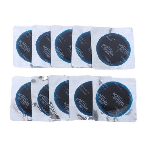 Kit de reparación de neumáticos, 20 piezas, 42 mm, parches de goma autoadhesivos para coche, bicicleta, furgoneta, camión, reparación de pinchazos portátil.