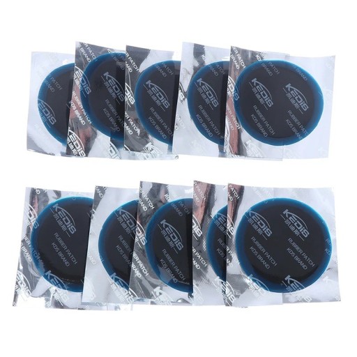 Kit de reparación de neumáticos, 20 piezas, 55 mm, autoadhesivo, parches de goma, portátil, ultrafino, para coche, bicicleta, furgoneta, camión, reparación de pinchazos.