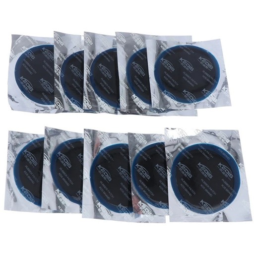 Kit de reparación de neumáticos, 20 piezas, 75 mm, autoadhesivo, parches de goma, portátil, ultrafino, para coche, bicicleta, furgoneta, camión