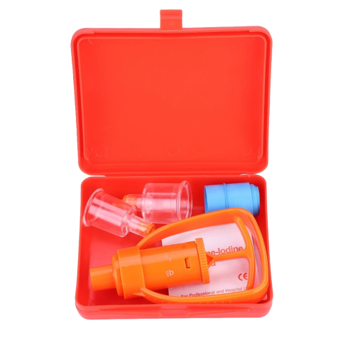 Kit de rescate para extracción de veneno Dispositivo de succión para picaduras de serpientes o insectos