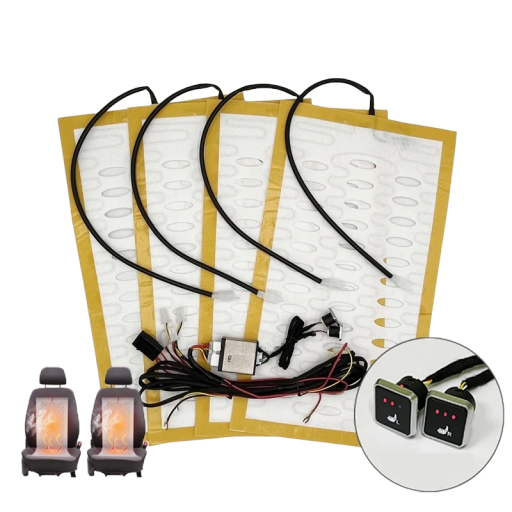 Kit universal de încălzire a scaunelor cu 2 locuri Kit de încălzire a scaunelor auto pentru instalare Kit suplimentar de încălzire a scaunelor de 12 V