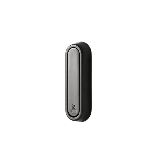 Klapphaken für Kleidung 73x23mm aus schwarzer Aluminiumlegierung für das Badezimmer von Wohnmobilen praktisches Innenzubehör