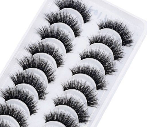 Klebende künstliche Wimpern 10 Paar
