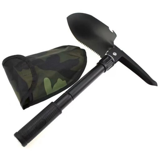 Kleine opvouwbare camping schep Mini compacte schop met hoes Draagbaar gereedschap voor tuinieren terreinwerk jagen en auto-noodsituaties