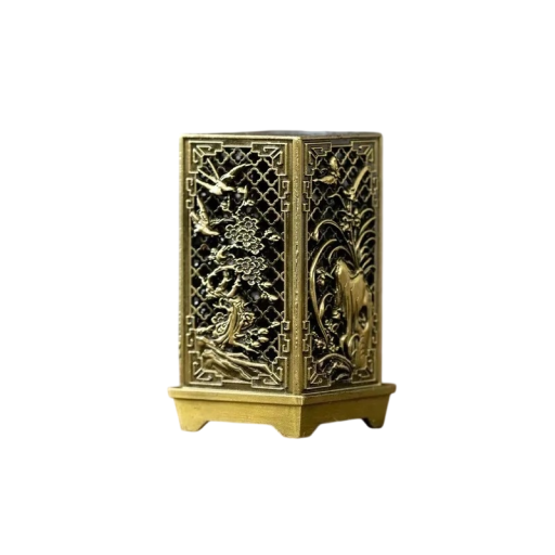 Kleine wierookhouder voor geurige kegels en wierookstokjes Bloesem patroon Decoratieve houder voor wierook voor thuis aromatherapie