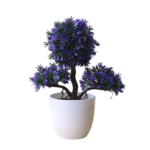 Kleiner künstlicher Baum im Topf, 1 Stück, realistische Plastikpflanze, simulierte Kunstblume, Tischdekoration, Heim- und Hoteldekor