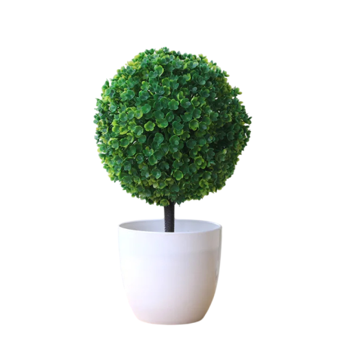 Kleiner künstlicher Baum im Topf, 1 Stück, simulierte Kunstpflanze, Tischdekoration, Heimdekoration, Garten und Hotel, Kunststoffdekoration