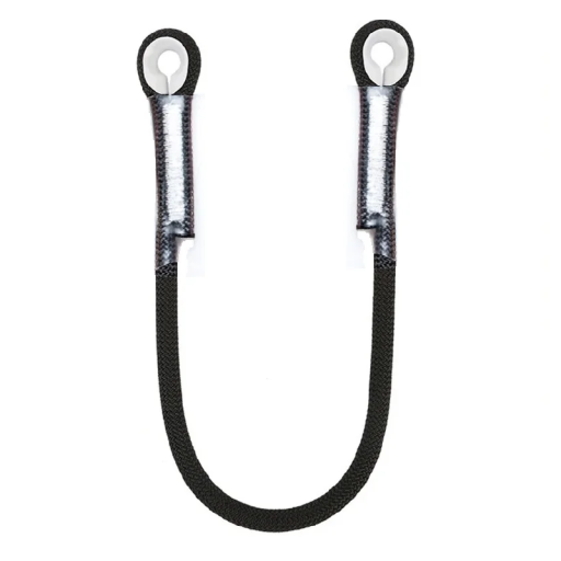 Kletter-Schutzseil 100 cm mit genähtem Schlaufen Outdoor-Sicherheitsausrüstung Festigkeit 20 kN Robustes Sicherungsseil zum Klettern