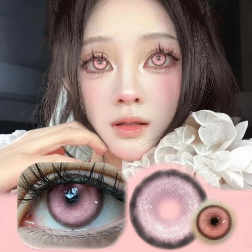 Kleurcontactlenzen zachte hydrogel opvallend fantasy effect volledige dekking diameter 14.5 mm voor dagelijks gebruik
