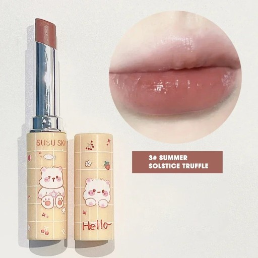 Kleurlippenbalsem, hydraterende, langdurige glanzende lippenstift
