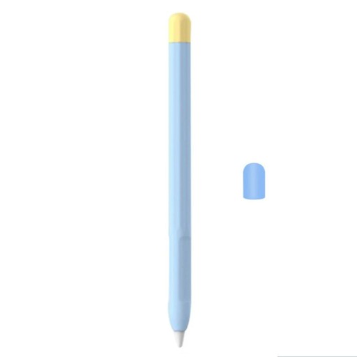Kleurrijke siliconen beschermhoes voor Apple Pencil 2 met afneembare dop, elastisch materiaal, glad antislipoppervlak