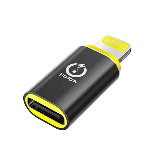 Kleurrijke USB-C naar Lightning-adapter met PD-ondersteuning 30W Snel opladen en gegevensoverdracht Voor iPhone, iPad, MacBook