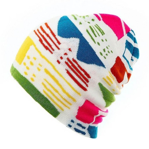 Kleurrijke wintermuts voor heren J743