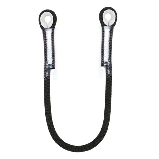 Klimbeveiligingslijn 60 cm met lus Buitenbeveiligingsriem Sterkte 20 kN Veiligheidsuitrusting voor klimmen en zekeren