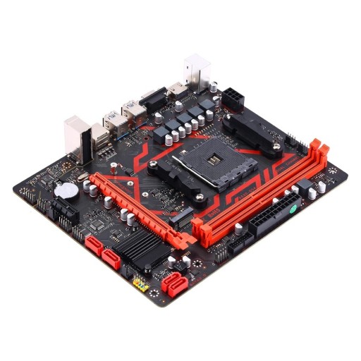 Kllisre A520 moderkort med processor AMD Ryzen 5 3600 DDR4 16GB 3200MHz RAM M.2 NVME SATA3 USB3.0 gigabit LAN 215x180mm