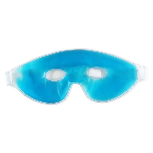 Koelgel oogmasker, blauw, voor het verminderen van zwellingen, vermoeidheid en donkere kringen onder de ogen, geschikt na cosmetische ingrepen