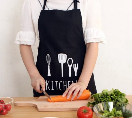 Køkkenforklæde med print KITCHEN J701