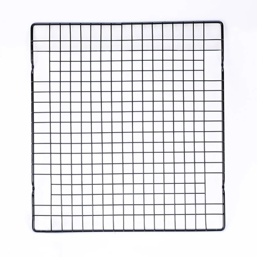 Kølerist i rustfrit stål 27,8 x 25,5 cm Drypkølerist med non-stick belægning til bagning, grillning og tørring