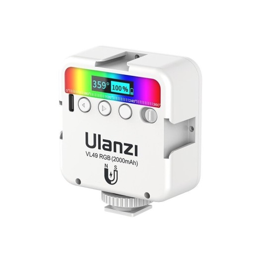 Kolorowe światło RGB na aparacie