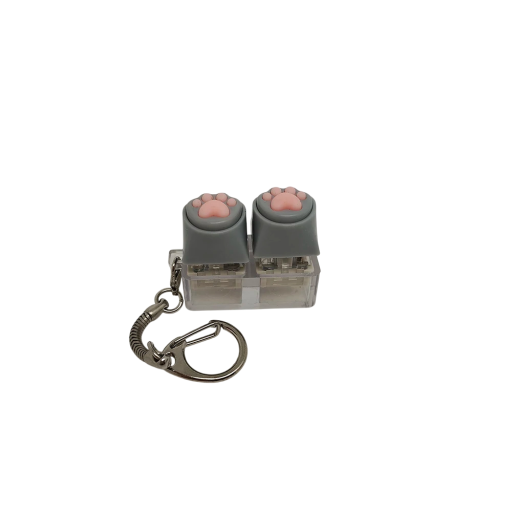 Kompaktná kľúčenka so štyrmi mäkkými silikónovými klávesami v tvare labky. Pomáha uvoľniť stres a napätie pri práci aj štúdiu.