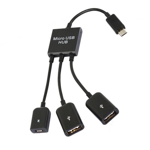 Koncentrator Micro USB / USB