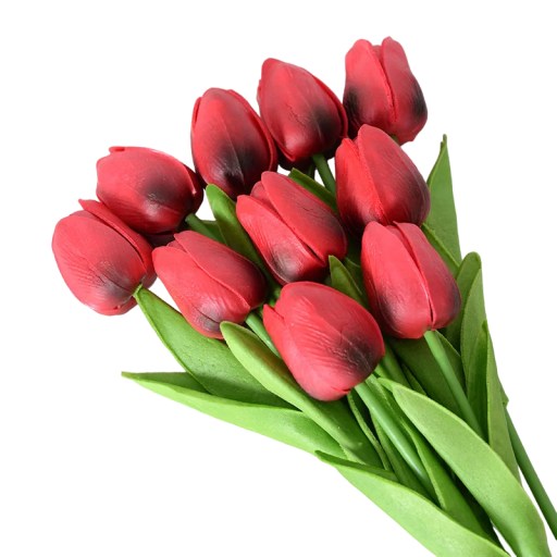 Konstgjorda blommor för dekoration 3 st Set med konstgjorda tulpaner Dekorativa blommor