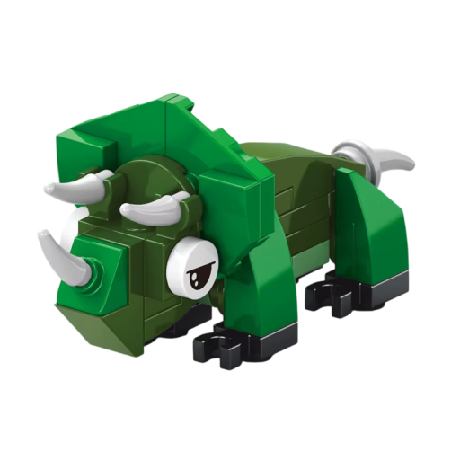 Konstruktion Set 3,2 x 8,3 x 3,7 cm Nashorn 45 Teile Mikro Bauklötze Für Kinder ab 9 Jahren Kreatives Puzzle Entwicklung der Motorik und Fantasie