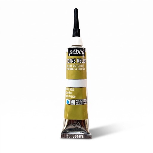 Kontur auf Glas 20 ml Tube mit feiner Spitze Wasserfeste Acrylfarbe für 3D Relief Geeignet auch für das Malen von Holz, Leinwand und Stoff Künstlerisches Gestalten