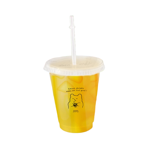 Kopp med sugrör 480 ml