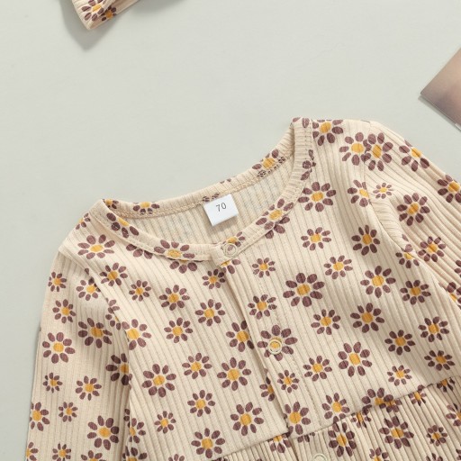 Κοριτσίστικη βρεφική φόρμα με κορδέλα T2737