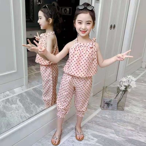 Κοριτσίστικη μπλούζα και παντελόνι L1315