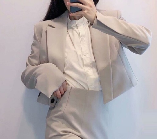 Kort dameblazer B1167