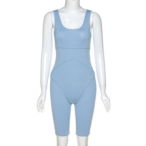 Kort fitness jumpsuit för kvinnor