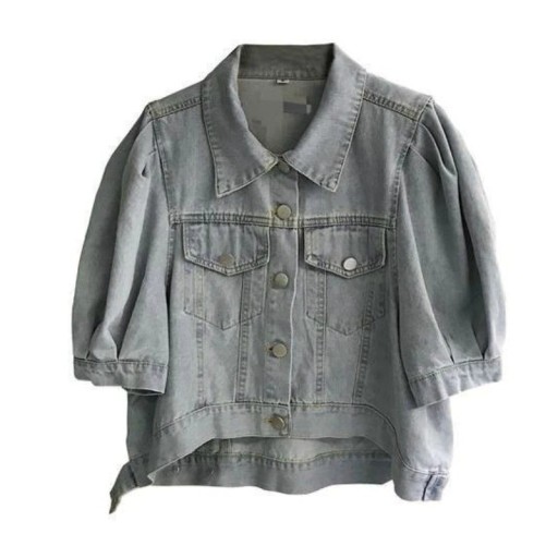 Kort jeansjacka för kvinnor P1678