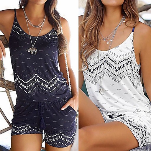 Kort jumpsuit til kvinder P851
